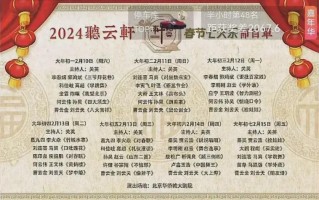 曹云金人缘有多好？半个相声圈都来为他站台，班底比春晚还豪华！