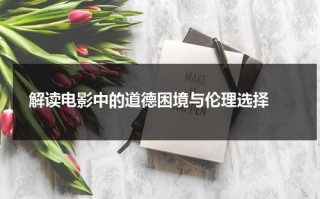 解读电影中的道德困境与伦理选择（电影道德表现）