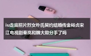 iu走底照片烈女朴氏契约结婚传金裕贞宋江电视剧秦岚和魏大勋分手了吗（iu和金秀贤主演合作的电视剧）