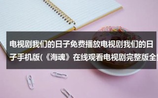 电视剧我们的日子免费播放电视剧我们的日子手机版(《海魂》在线观看电视剧完整版全集高清海魂)（我们的日子演员表全部名单）
