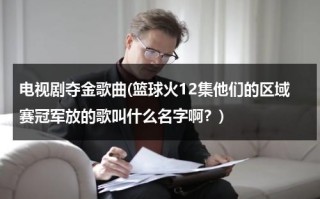 电视剧夺金歌曲(篮球火12集他们的区域赛冠军放的歌叫什么名字啊？)（篮球夺冠视频）