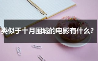 类似于十月围城的电影有什么？（电视剧十月围城好看吗）