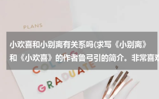 小欢喜和小别离有关系吗(求写《小别离》和《小欢喜》的作者鲁弓引的简介。非常喜欢这位作者的书啊！)