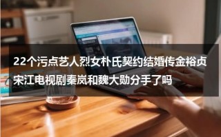22个污点艺人烈女朴氏契约结婚传金裕贞宋江电视剧秦岚和魏大勋分手了吗（金裕贞和朴宝剑最新）