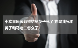 小欢喜原著悲惨结局英子死了(你是我兄弟英子和马老二怎么了)