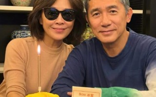 刘嘉玲晒与梁朝伟生日合照：简单、快乐