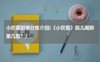小欢喜剧情分集介绍(《小欢喜》磊儿喝醉第几集？)