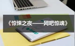 《惊悚之夜——网吧惊魂》（网吧闹鬼事件）