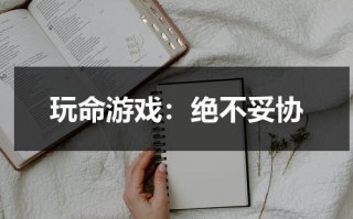 玩命游戏：绝不妥协（玩命游戏完整版）