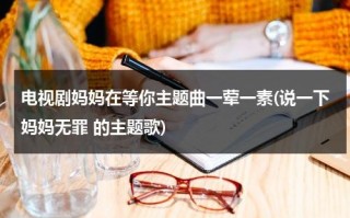 电视剧妈妈在等你主题曲一荤一素(说一下妈妈无罪 的主题歌)（妈妈在等你的片尾曲一荤一素）