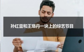 孙红雷和王珞丹一块上的综艺节目（孙红雷 王珞丹合作过的作品）