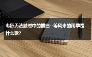 电影无法触碰中的插曲--等风来的雨季是什么歌？（无法触碰 bgm）