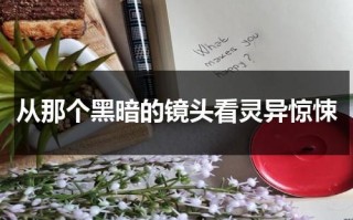 从那个黑暗的镜头看灵异惊悚（黑暗中看的更清楚）