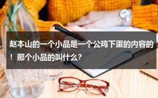 赵本山的一个小品是一个公鸡下蛋的内容的！那个小品的叫什么？（赵本山宋丹丹小品下蛋公鸡公鸡中的战斗机）