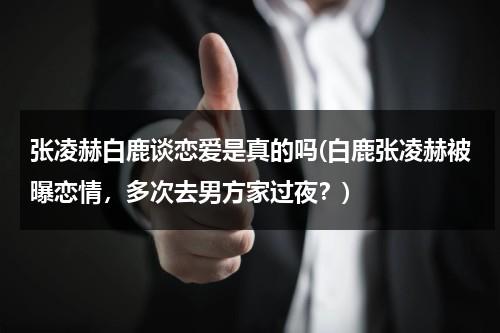 张凌赫白鹿谈恋爱是真的吗(白鹿张凌赫被曝恋情，多次去男方家过夜？)（张凌赫长得像谁）-第1张图片-九妖电影