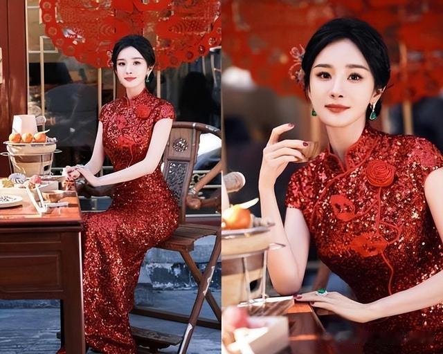 12位女星春节造型!刘诗诗唐装美成仙,她春晚爆红搜寻量打败热巴(刘诗诗晚宴照)-第3张图片-九妖电影 12位女星春节造型!刘诗诗唐装美成仙,她春晚爆红搜寻量打败热巴(刘诗诗晚宴照)-第3张图片-九妖电影