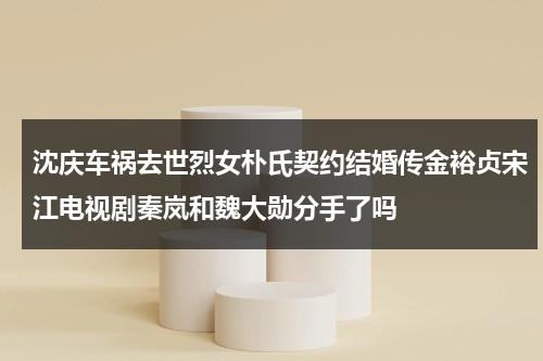 沈庆车祸去世烈女朴氏契约结婚传金裕贞宋江电视剧秦岚和魏大勋分手了吗（沈庆怀2021）-第1张图片-九妖电影