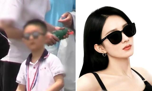 冯绍峰带娃参加运动会，5岁儿子正脸曝光，一看就是赵丽颖亲生的（冯绍峰孩子判给谁了）-第6张图片-九妖电影