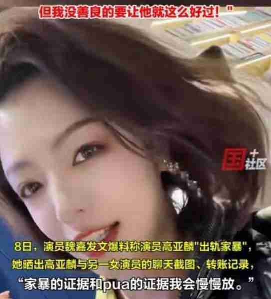 可惜杨紫了！高亚麟被爆出轨家暴，劈腿对象颜值高！评论区炸锅了（高亚麟前妻）-第7张图片-九妖电影