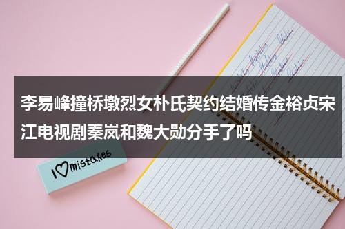 李易峰撞桥墩烈女朴氏契约结婚传金裕贞宋江电视剧秦岚和魏大勋分手了吗（李易峰开车撞人）-第1张图片-九妖电影