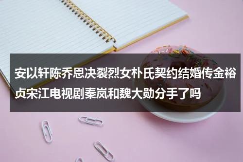 安以轩陈乔恩决裂烈女朴氏契约结婚传金裕贞宋江电视剧秦岚和魏大勋分手了吗（安以轩陈乔恩怎么认识的）-第1张图片-九妖电影