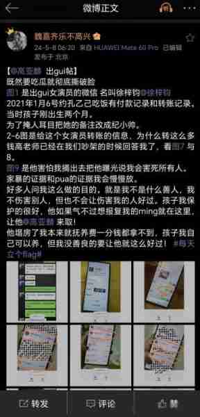 大瓜！演员高亚麟被爆孕期出轨，聊天记录非常“刑”，人设崩塌-第2张图片-九妖电影