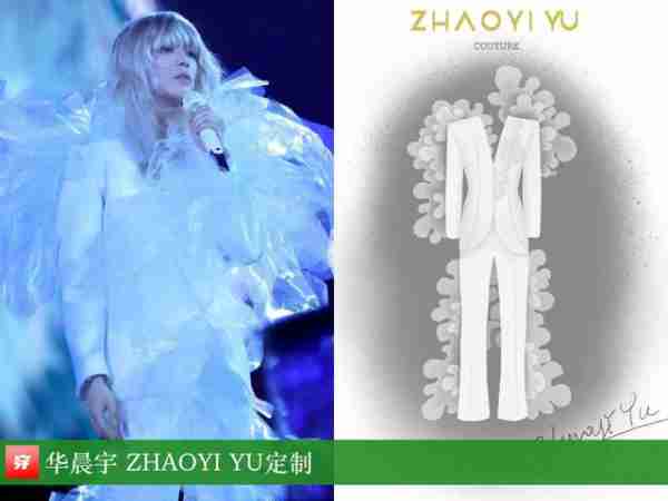章子怡、杨幂穿高定，华晨宇演唱会多套定制服，明星穿搭科普-第22张图片-九妖电影