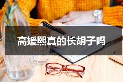 高媛熙真的长胡子吗-第1张图片-九妖电影