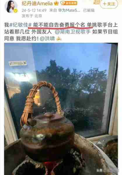 越来越热闹！韩红、纪敏佳、江映蓉公开喊话，请战《我是歌手》-第6张图片-九妖电影
