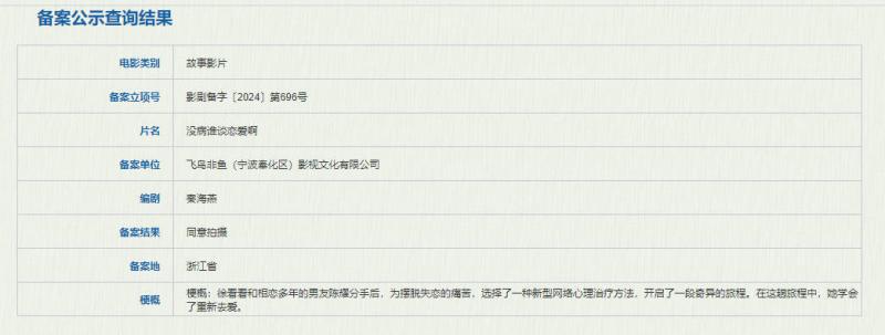 《万里归途》编剧新作立项 聚焦年轻人情感困境-第1张图片-九妖电影