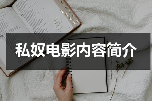 私奴电影内容简介-第1张图片-九妖电影
