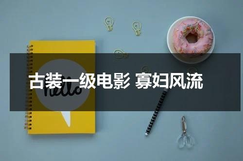 古装一级电影 寡妇风流-第1张图片-九妖电影