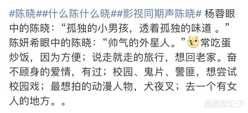 看了41岁陈妍希和36岁陈晓的状态，我发现：他俩真的一点也不搭-第19张图片-九妖电影