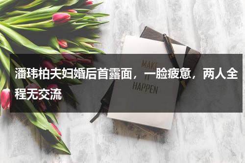 潘玮柏夫妇婚后首露面，一脸疲惫，两人全程无交流-第1张图片-九妖电影