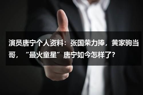 演员唐宁个人资料：张国荣力捧，黄家驹当哥，“最火童星”唐宁如今怎样了？-第1张图片-九妖电影