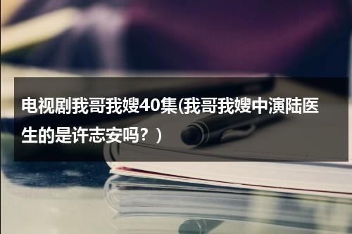 电视剧我哥我嫂40集(我哥我嫂中演陆医生的是许志安吗？)（我哥我嫂陆医生犯了什么错）-第1张图片-九妖电影