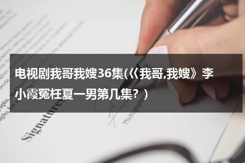 电视剧我哥我嫂36集(巜我哥,我嫂》李小霞冤枉夏一男第几集？)（我哥我嫂夏一男全集）-第1张图片-九妖电影