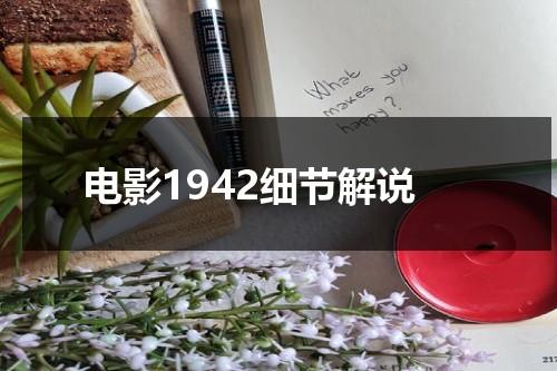 电影1942细节解说（电影1942剧情解析）-第1张图片-九妖电影