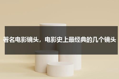 著名电影镜头，电影史上最经典的几个镜头（电影镜头分析佳句集锦）-第1张图片-九妖电影