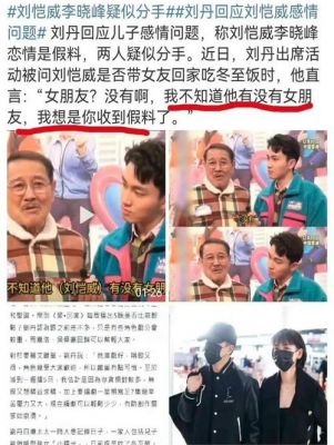 刘丹不再发声，刘恺威李晓峰恋情是否已结束？-第1张图片-九妖电影