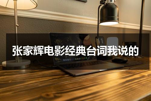张家辉电影经典台词我说的（张家辉经典视频我说的）-第1张图片-九妖电影