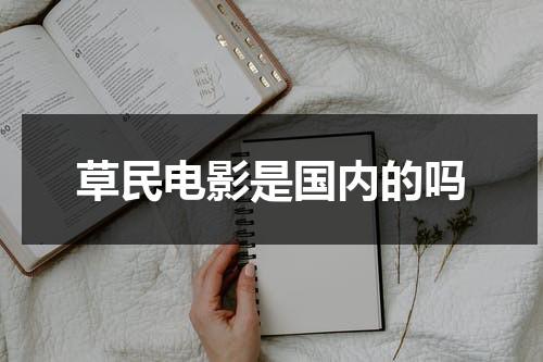 草民电影是国内的吗（草民 rmvb 下载）-第1张图片-九妖电影
