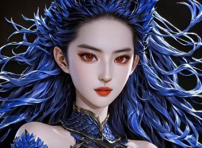 张馨予AI变身《哪吒2》敖润，网友热议最美女反派-第1张图片-九妖电影