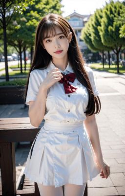 清新写真引热议：白丝清纯JK少萝与大长腿风潮-第1张图片-九妖电影