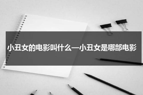 小丑女的电影叫什么—小丑女是哪部电影（小丑女的电影名叫什么名字）-第1张图片-九妖电影