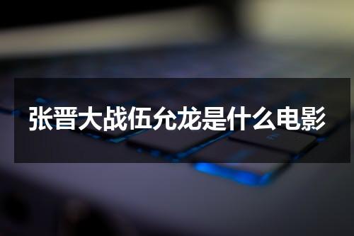 张晋大战伍允龙是什么电影（张晋武打视频剪辑）-第1张图片-九妖电影
