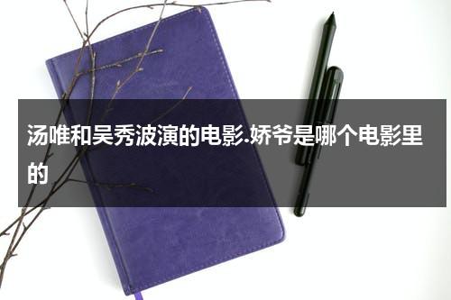 汤唯和吴秀波演的电影.娇爷是哪个电影里的（汤唯和吴秀波的电影有哪些）-第1张图片-九妖电影