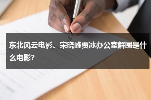 东北风云电影、宋晓峰贾冰办公室解围是什么电影？（贾冰宋晓峰解围后续）-第1张图片-九妖电影