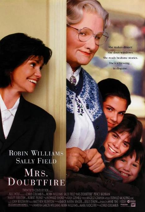 窈窕奶爸 Mrs. Doubtfire-第1张图片-九妖电影 窈窕奶爸 Mrs. Doubtfire-第1张图片-九妖电影