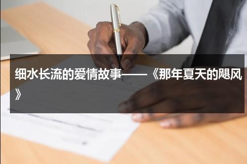细水长流的爱情故事——《那年夏天的飓风》（那年夏天啥意思）-第1张图片-九妖电影